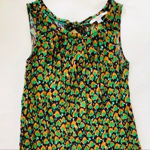 Boden 8 printed sleeveless blouse